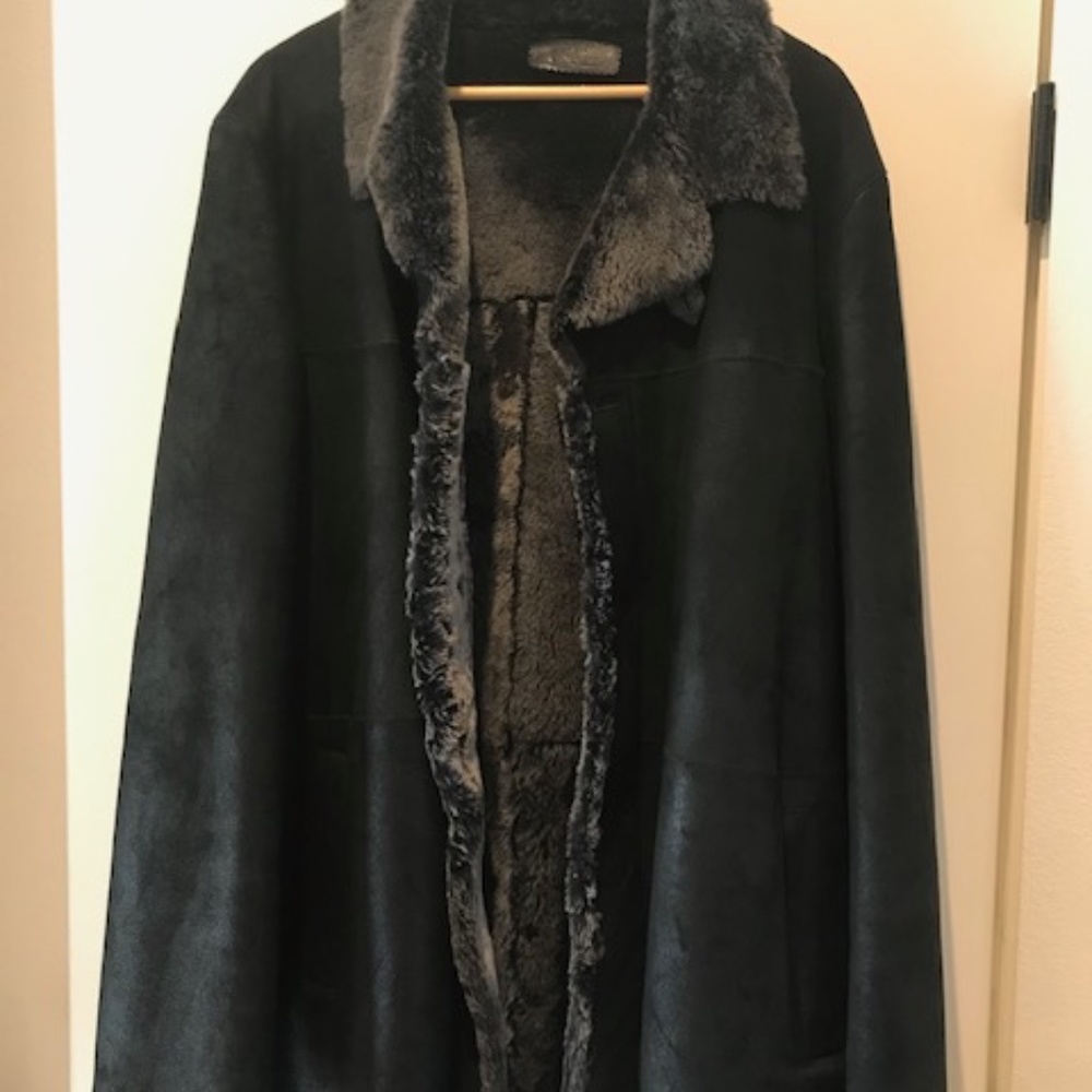 Mens Prada Sheepskin Coat